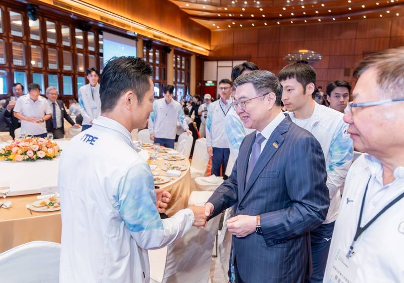 感謝我國亞運選手拿下好成績 卓揆：持續精進「黃金計畫3.0」全力備戰下屆奧運