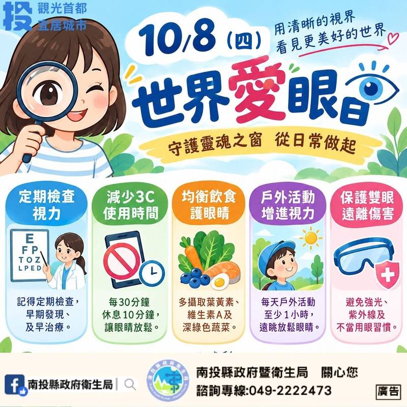 世界愛眼日 睛彩生活由你作主