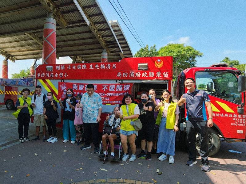 後龍消防分隊攜手長照機構 溫馨推廣身障防火避難知識