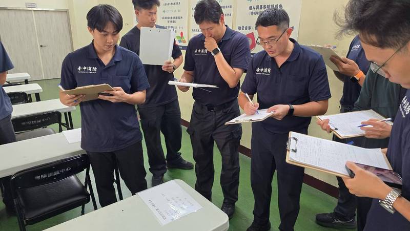 中市消防局舉辦事故安全官示範訓練 強化救災現場安全管理量能