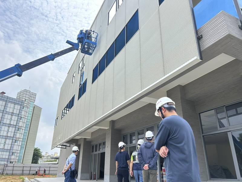 永康全民運動館工程查核獲甲等 進度超前 市府持續嚴格把關品質