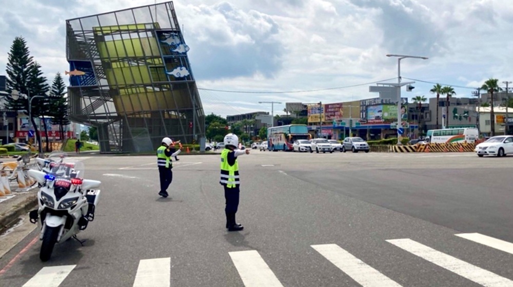 ▲圖說：應對雙十連假交通狀況，中市警局規劃投入空拍機與大型警用重機進行監控與快速交通疏導            （圖／台中市政府 提供）