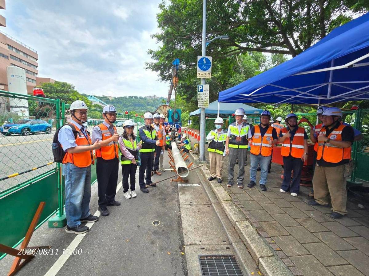 地下工程安全不打折　北市污水管渠延壽工程榮獲金安獎佳作