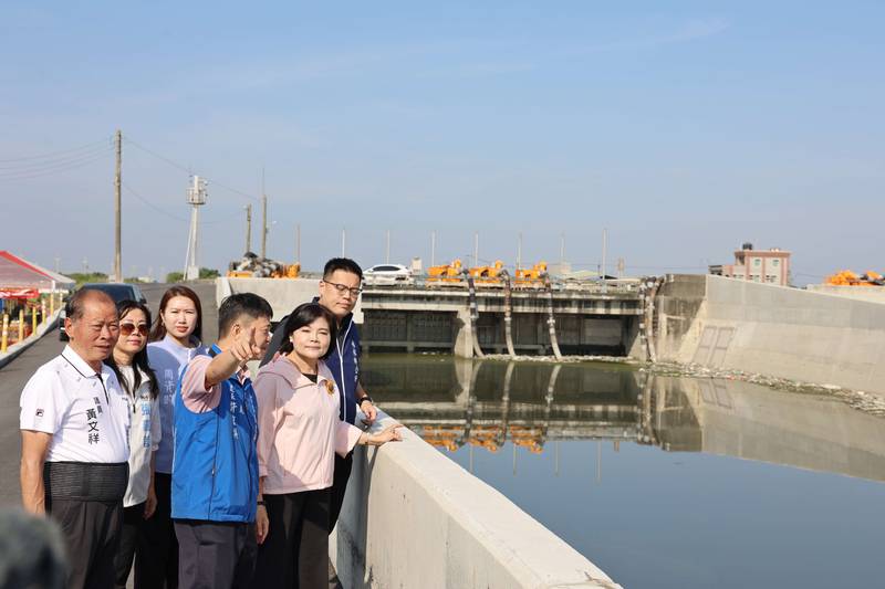 水林鄉萬興大排防潮閘門新建抽水站及低地淹水改善治理 提升排洪效能 守護居民家園