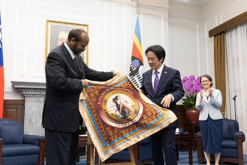 總統會晤史瓦帝尼國王恩史瓦帝三世　盼深化臺史邦誼、攜手促進和平繁榮