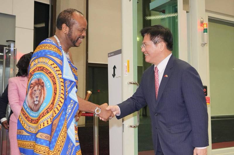 外交部誠摯歡迎史瓦帝尼王國國王恩史瓦帝三世率團訪台參加國慶大典