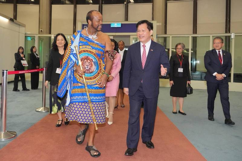 外交部誠摯歡迎史瓦帝尼王國國王恩史瓦帝三世率團訪台參加國慶大典