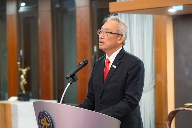 外交部政務次長吳志中主持「歐洲重要價值夥伴計畫」青年政治領袖第二團歡迎酒會