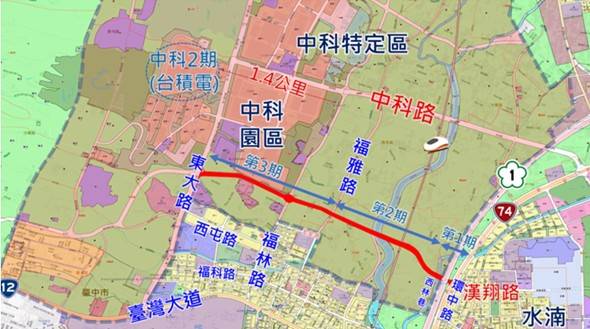 西屯漢翔路「瓦磘橋」10/13起封橋拓寬！ 中市建設局籲用路人提前改道