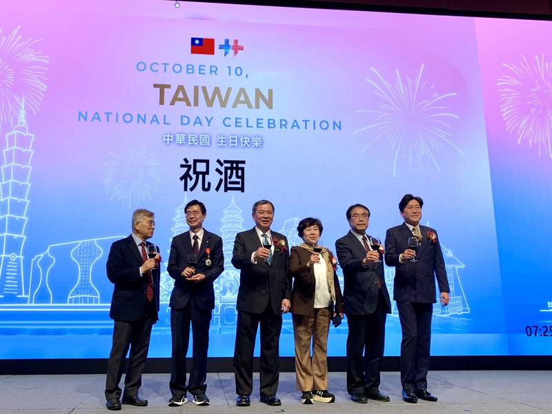 駐韓國代表處慶雙十 黃偉哲攜台南好滋味共賀