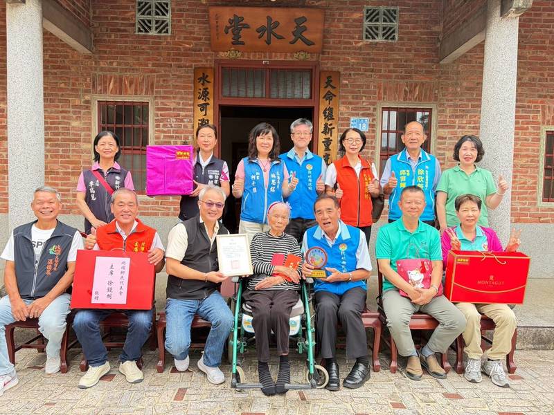 竹縣九九重陽祝賀百歲人瑞 寶山、北埔、峨眉鄉及竹東鎮人瑞長輩福氣安康