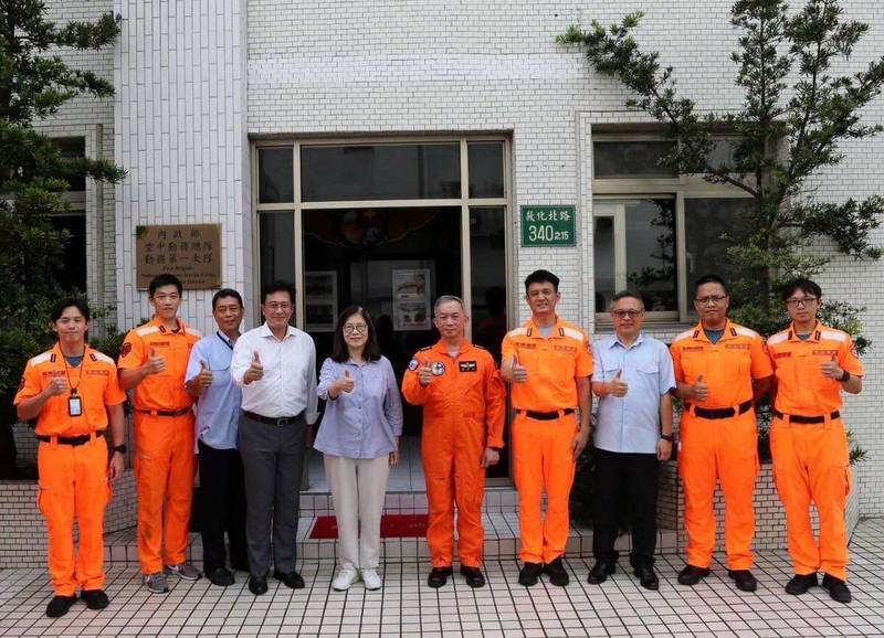 海巡吊掛部隊海上、離島後送據點就在松山機場 管碧玲:遷建松機不能只有概念、沒有計畫