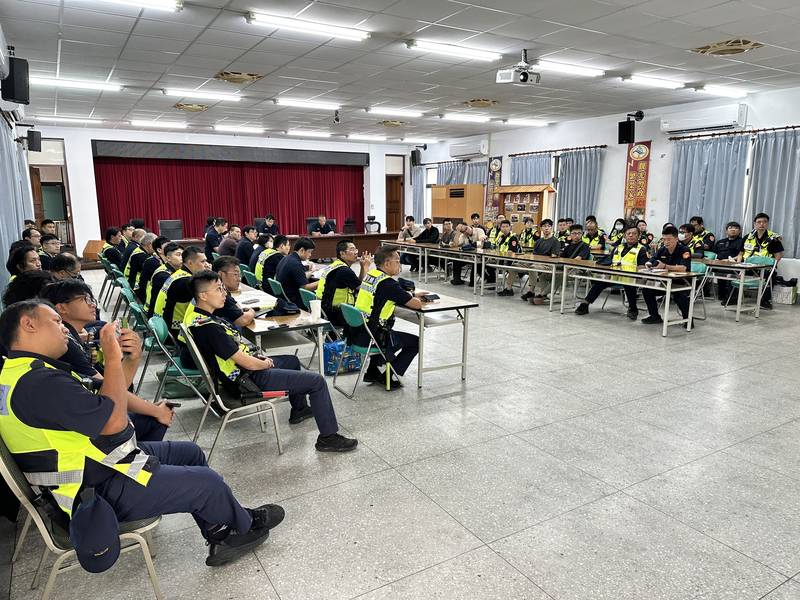 國慶焰火睽違9年重返臺東　關山警勤教整備落實交通疏導勤務