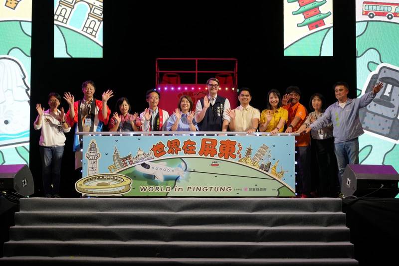 「2026世界在屏東」國慶連假盛大開幕 縣民公園集結百攤異國市集湧人潮