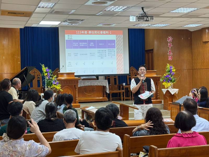 臺南推動原民視力照護 走進教會守護清晰人生