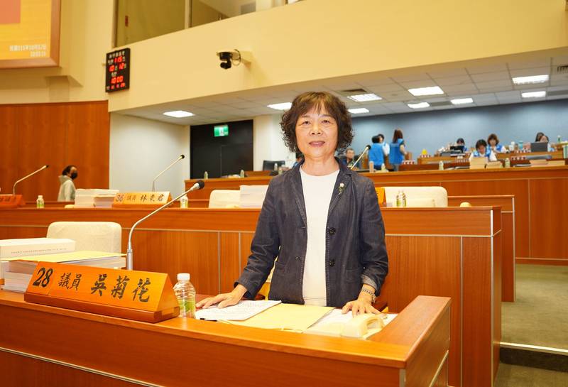 吳菊花議員總質詢  關注幼兒托育及長者福利