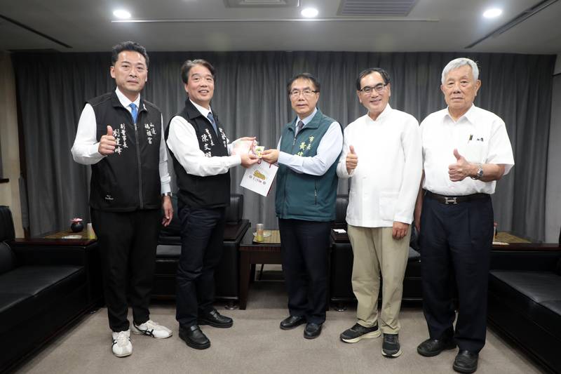 山邊媽祖宮拜會 黃偉哲:互相尊重、透過交流促進理解與欣賞