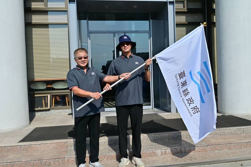 115年全民運動會臺東縣代表隊今授旗 林宏義副縣長勉勵選手全力拚戰、為臺東爭光