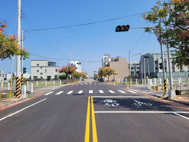 補足沙鹿路網缺口! 中市建設局投入925萬元完成道路新闢工程