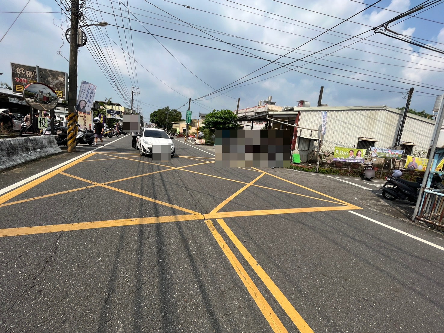 內埔鄉壽比路與合成巷口