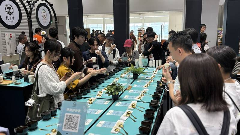 嘉義縣8大莊園亮相日本SCAJ展,專業杯測搶攻國際市場