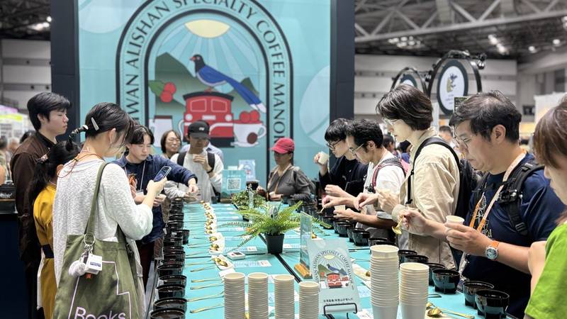 嘉義縣8大莊園亮相日本SCAJ展,專業杯測搶攻國際市場