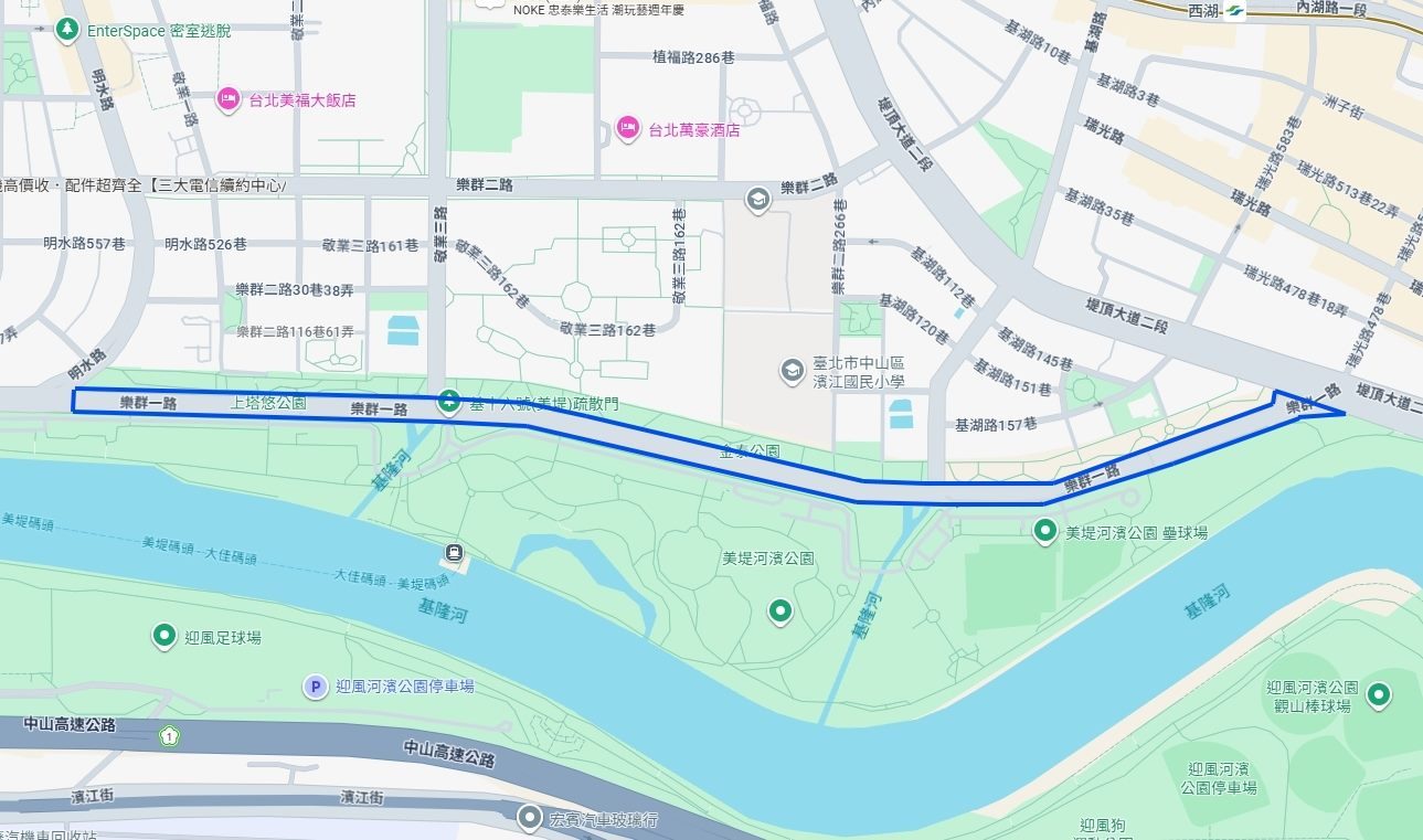 樂群一路路面更新完成 打造大直水岸優質通行環境