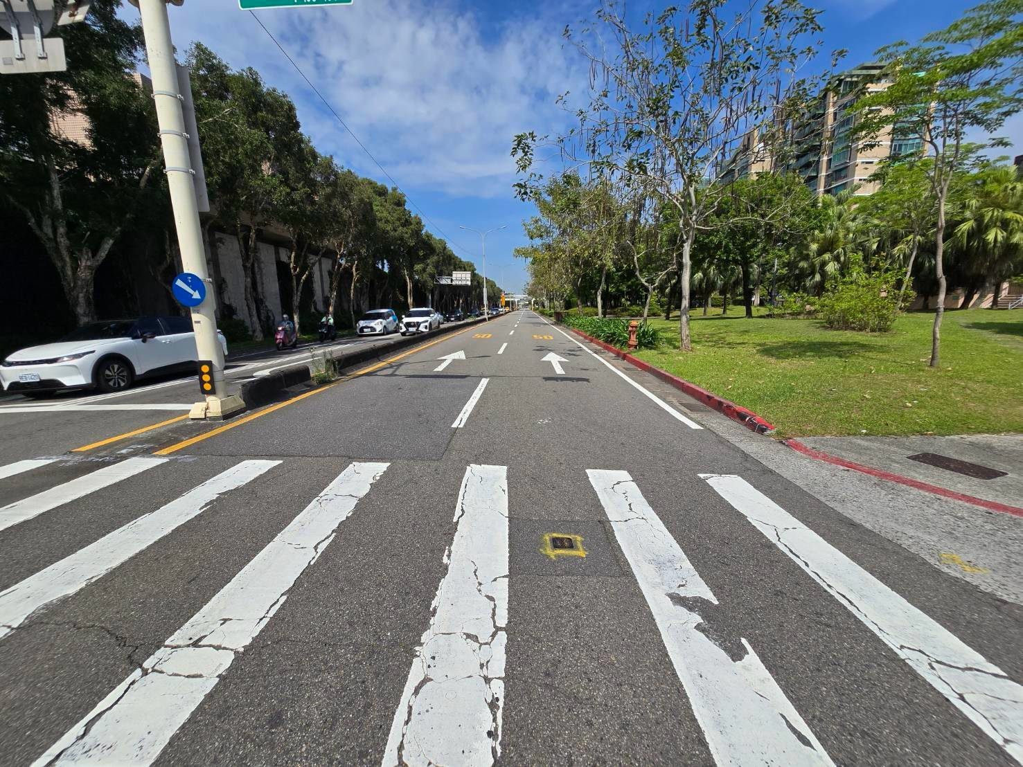 樂群一路路面更新完成 打造大直水岸優質通行環境