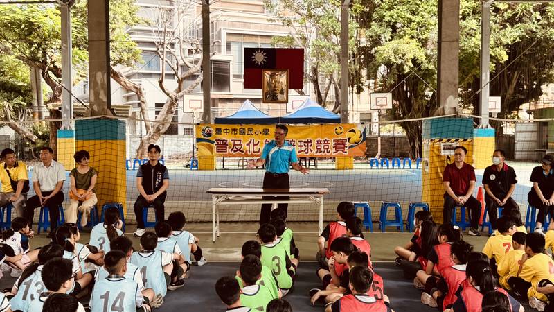 中市國中小普及化運動競賽熱情開跑 躲避球競賽新興國小、龍山國小奪冠