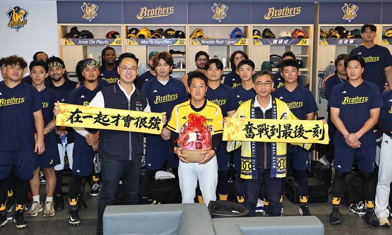中信兄弟力拚奪還總冠軍　台中運動局長游志祥赴球場慰勉