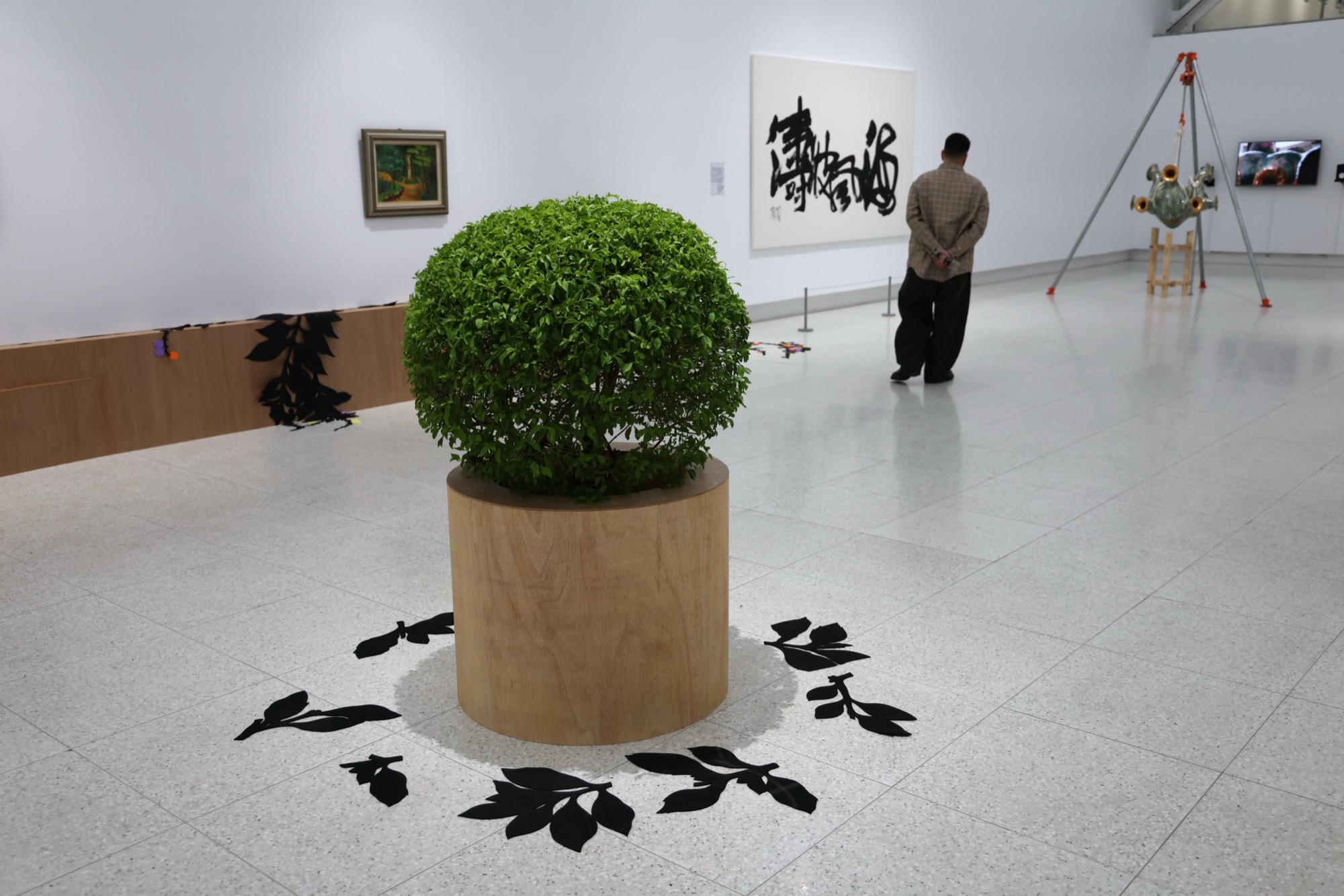 《瓶中船》展場作品