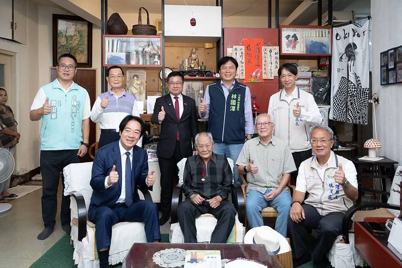 總統探望百歲人瑞　祝福全國長輩重陽節快樂