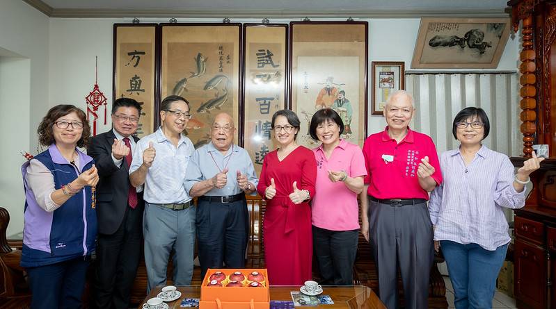 重陽節將屆　副總統赴新北市探望百歲人瑞　表達關懷與祝福