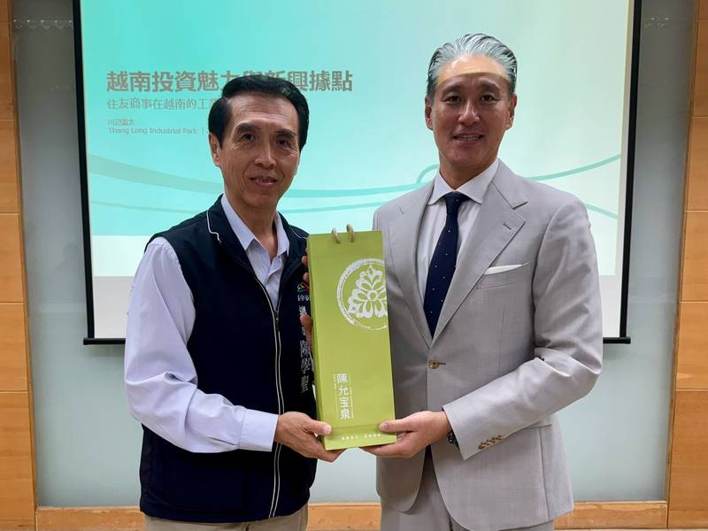 中市工策會攜手日商住友與前駐越大使 助企業布局海外新商機