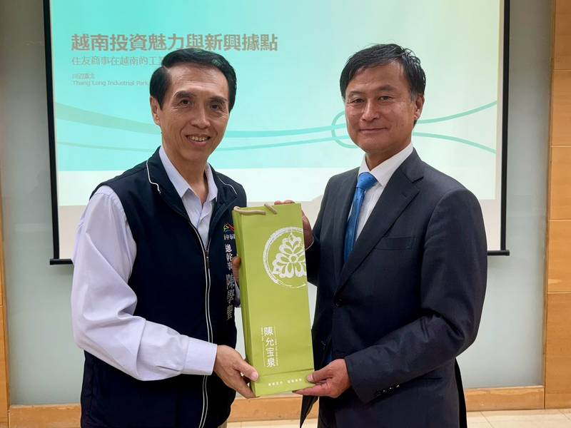 中市工策會攜手日商住友與前駐越大使 助企業布局海外新商機