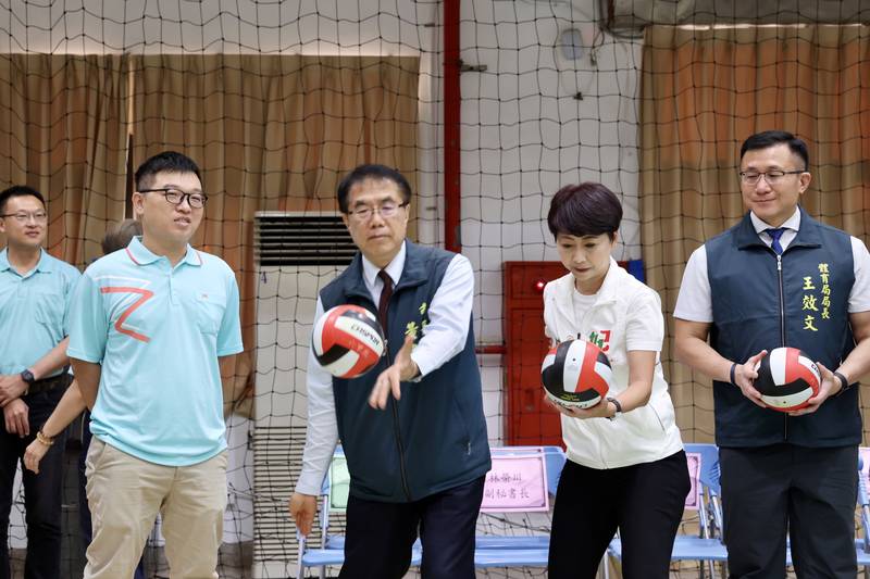 第47屆華宗盃排球賽335隊齊聚學甲 黃偉哲勉勵選手以球會友