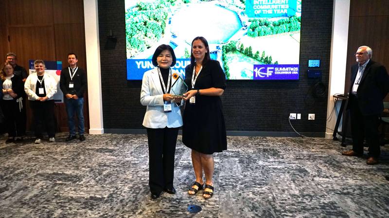 雲林再獲2026 ICF全球7大智慧城市　張麗善縣長赴美國俄亥俄州哥倫布市領獎