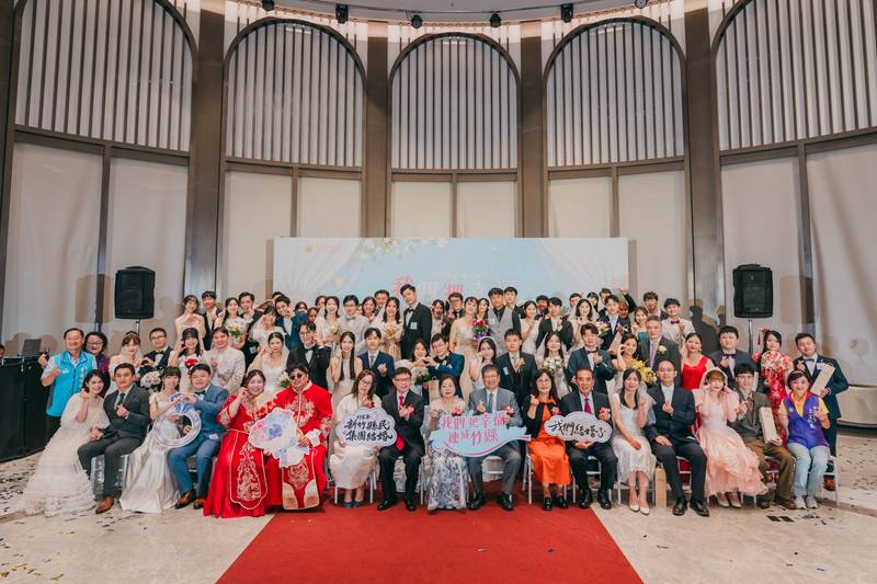 攜手幸福新篇章！竹縣115年集團結婚甜蜜登場 36對新人喜結良緣
