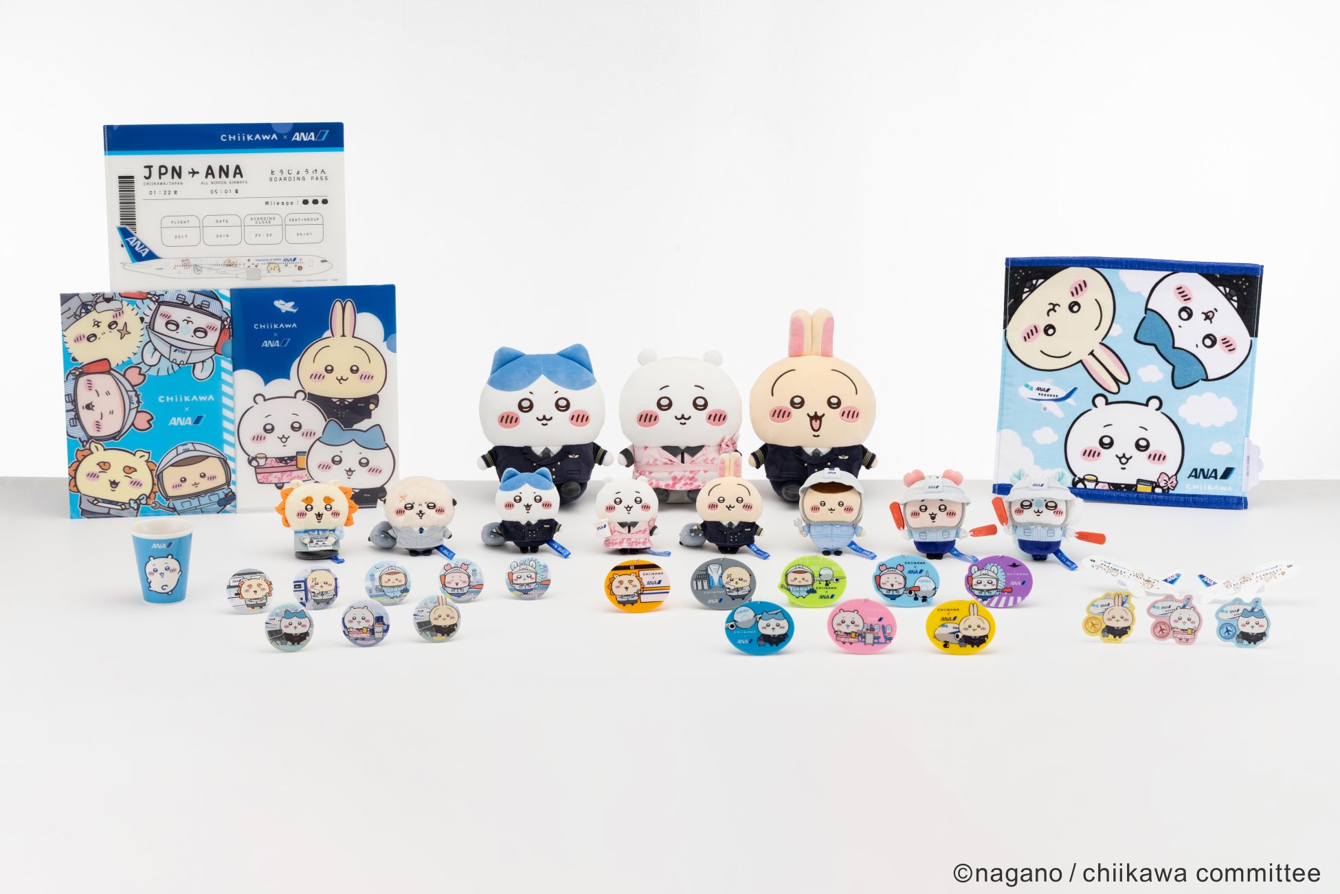 「吉伊卡哇×ANA」聯名商品10月23日開賣 穿ANA制服造型、羽田B1禮品店變專賣店