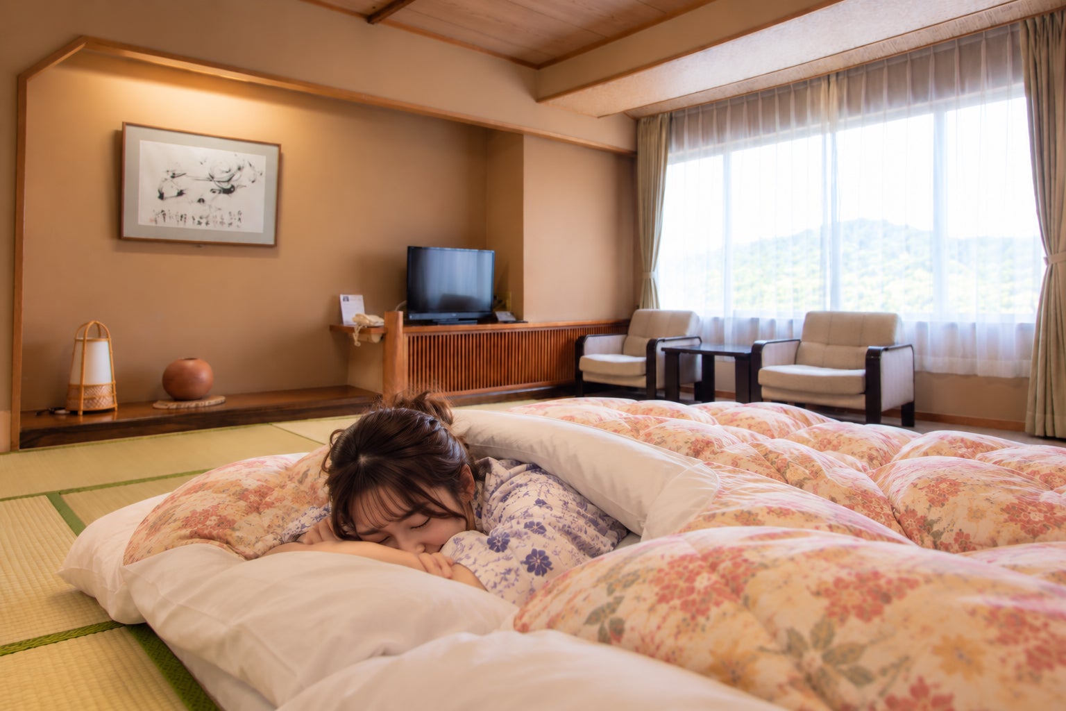 函館湯元啄木亭推「當日來回溫泉＋客房休息」　每人3,500日圓、和室躺3小時