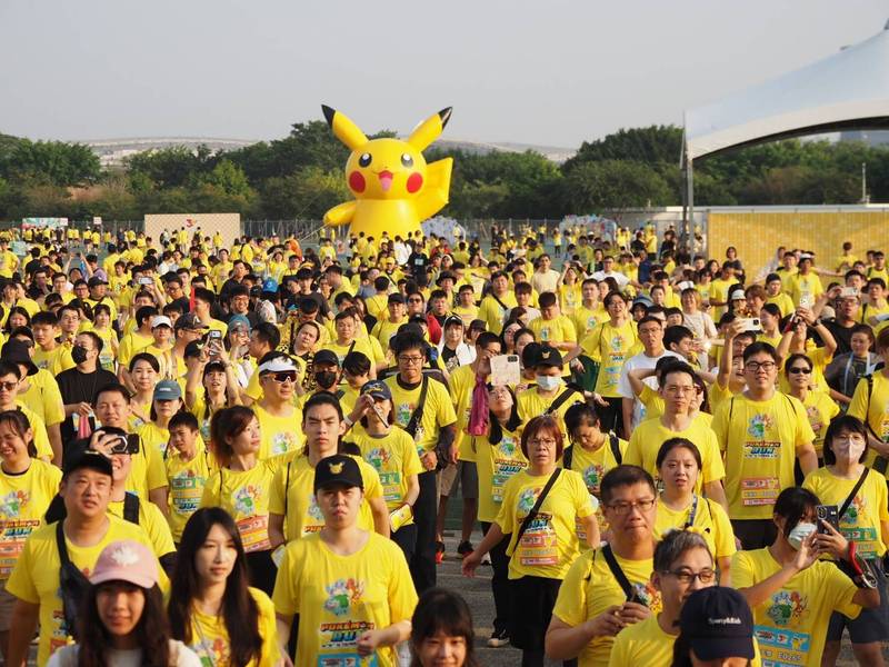 寶可夢路跑台灣首站台中登場！兩日預計吸引1.5萬人 中央球場萌力全開