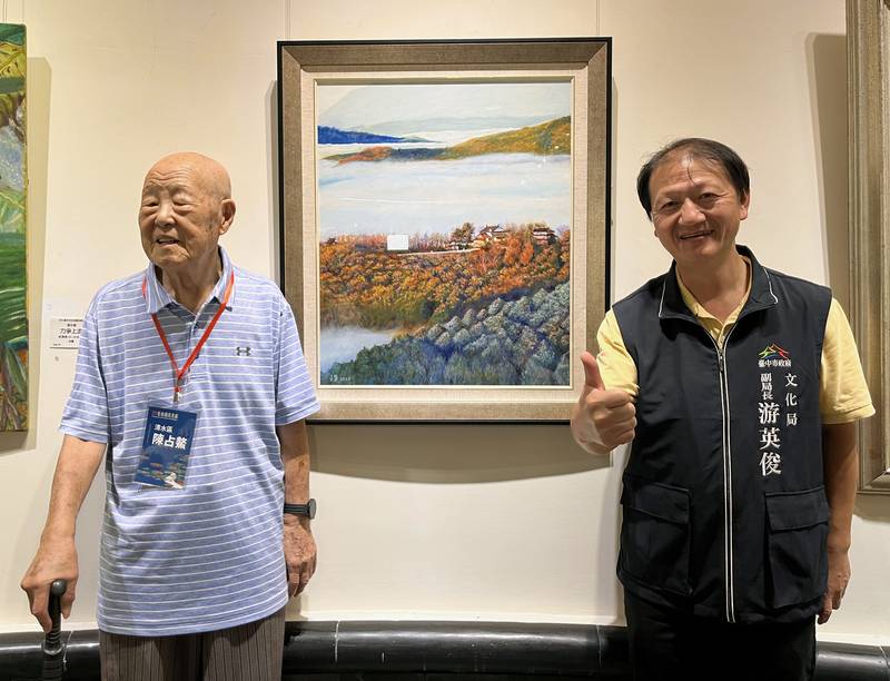 台中市29區264位樂齡創作者齊聚松柏國民美展 60至100歲共展多元創作