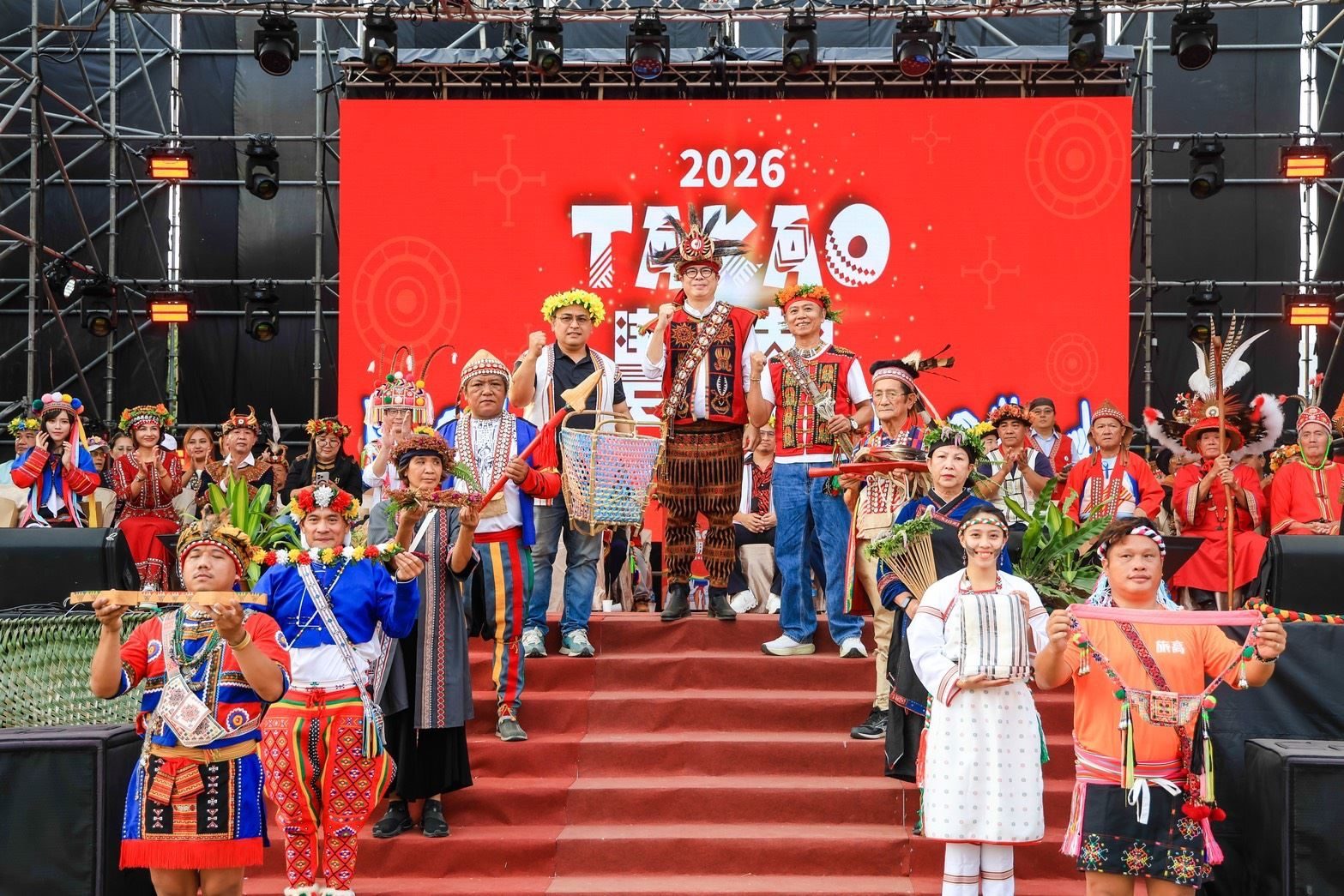 出席TAKAO豐潮原住民族聯合豐年節 陳其邁感謝各族讓高雄發光發亮