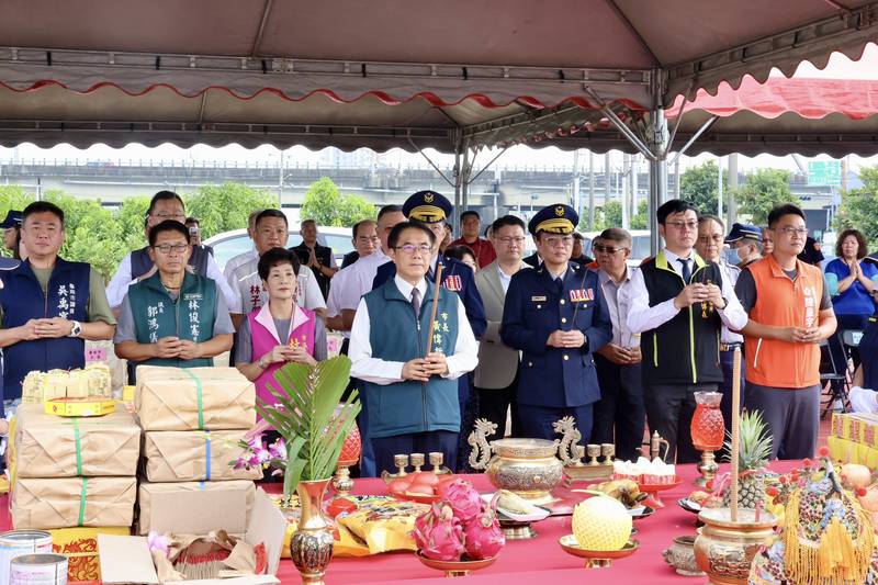 德南派出所新建工程動土 黃偉哲:提前布局沙崙周邊治安需求