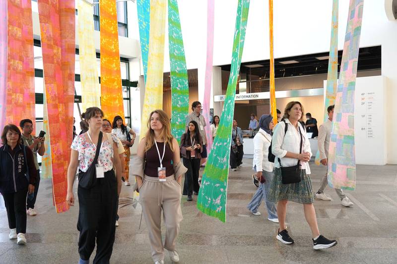 國際博物館協會專家參訪中市纖博館 從大甲藺草與時尚工藝見證台中文化魅力
