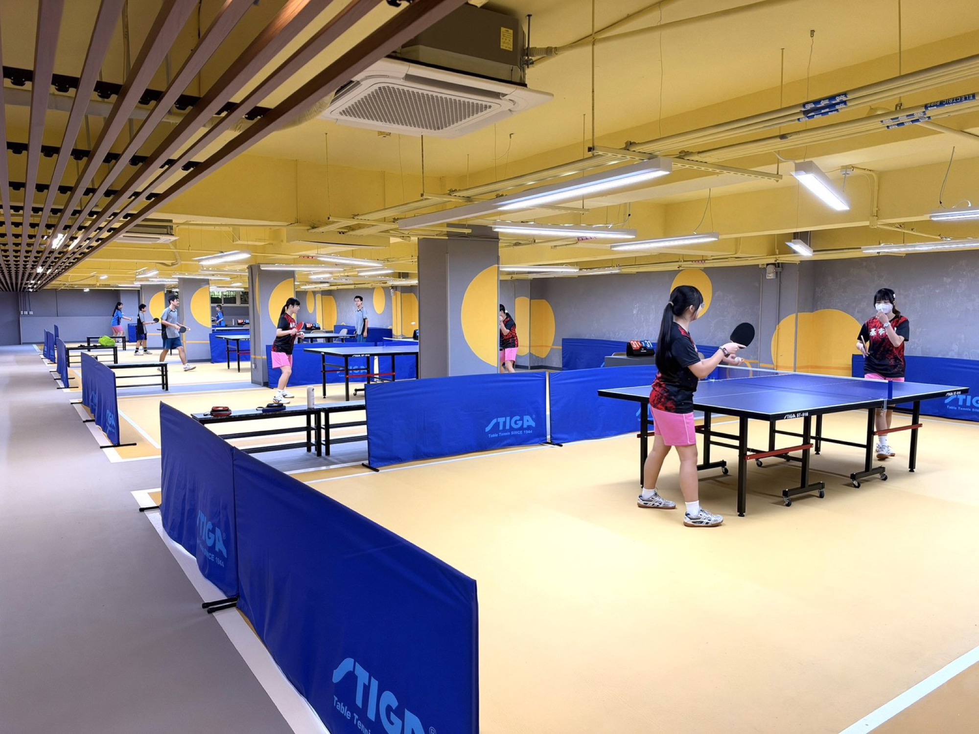 全新室內桌球練習場