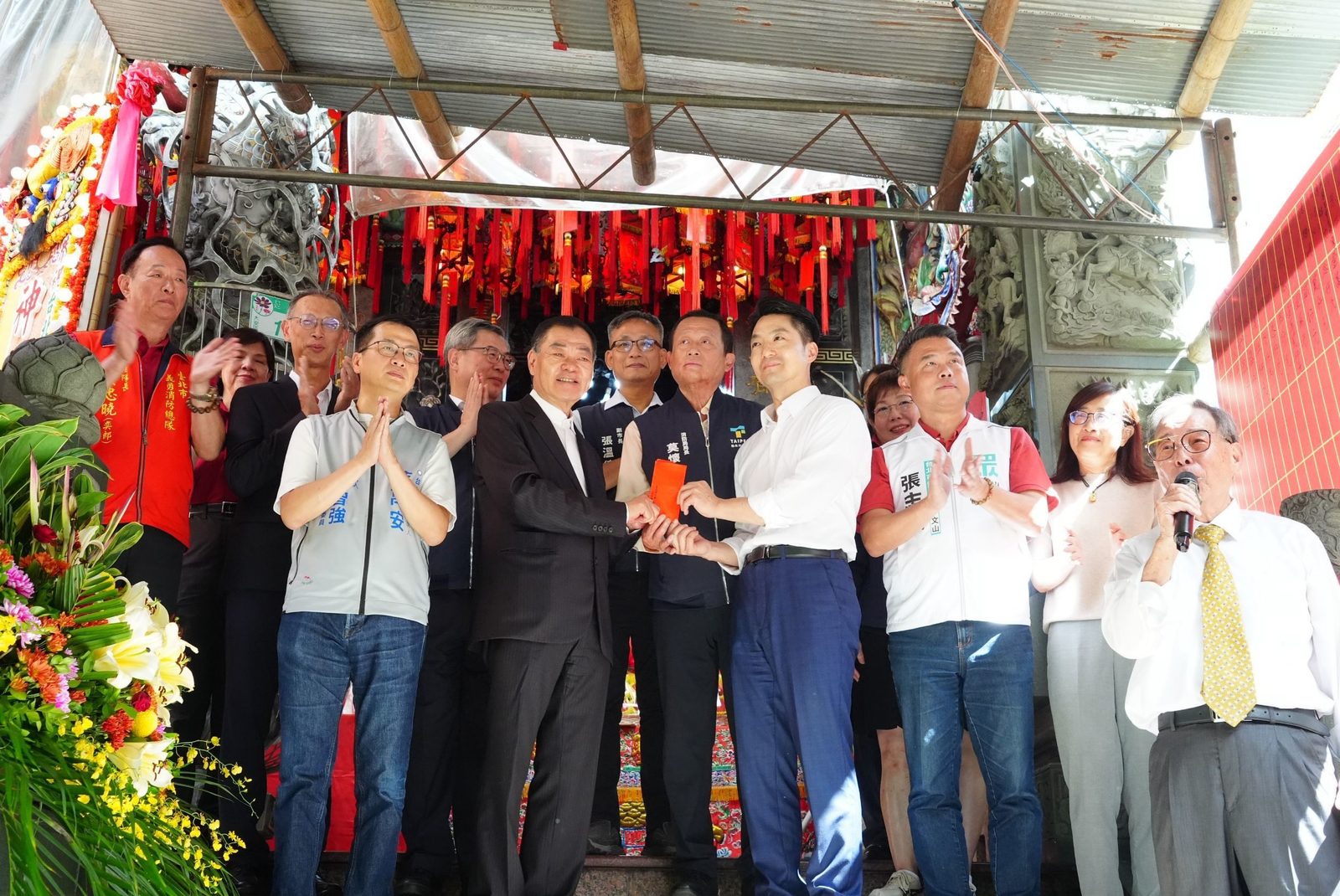 蔣萬安出席臺北火聖廟秋季禮斗 持續爭取消防勤務加給、充實義消裝備與健檢補助 守護第一線救災人員