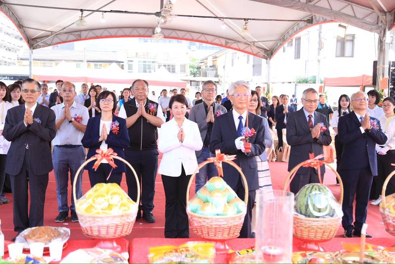 台中地院第三辦公大樓新建工程動土　盧市長：攜手推動舊城區共榮