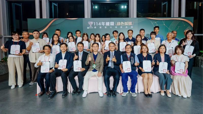 中市府綠色採購連7年獲優等!累計採購26億元 減碳1,200噸