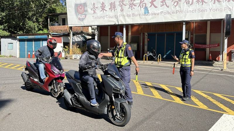 縫迴山海祭路跑圓滿落幕 大武警積極交管維護交通安全